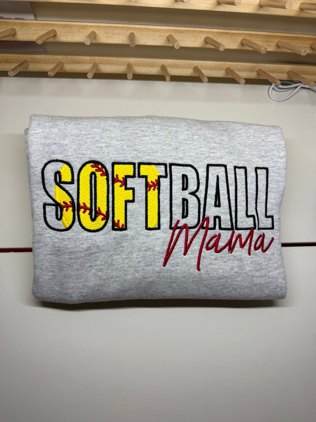 Softball Mama Crewneck Sweater