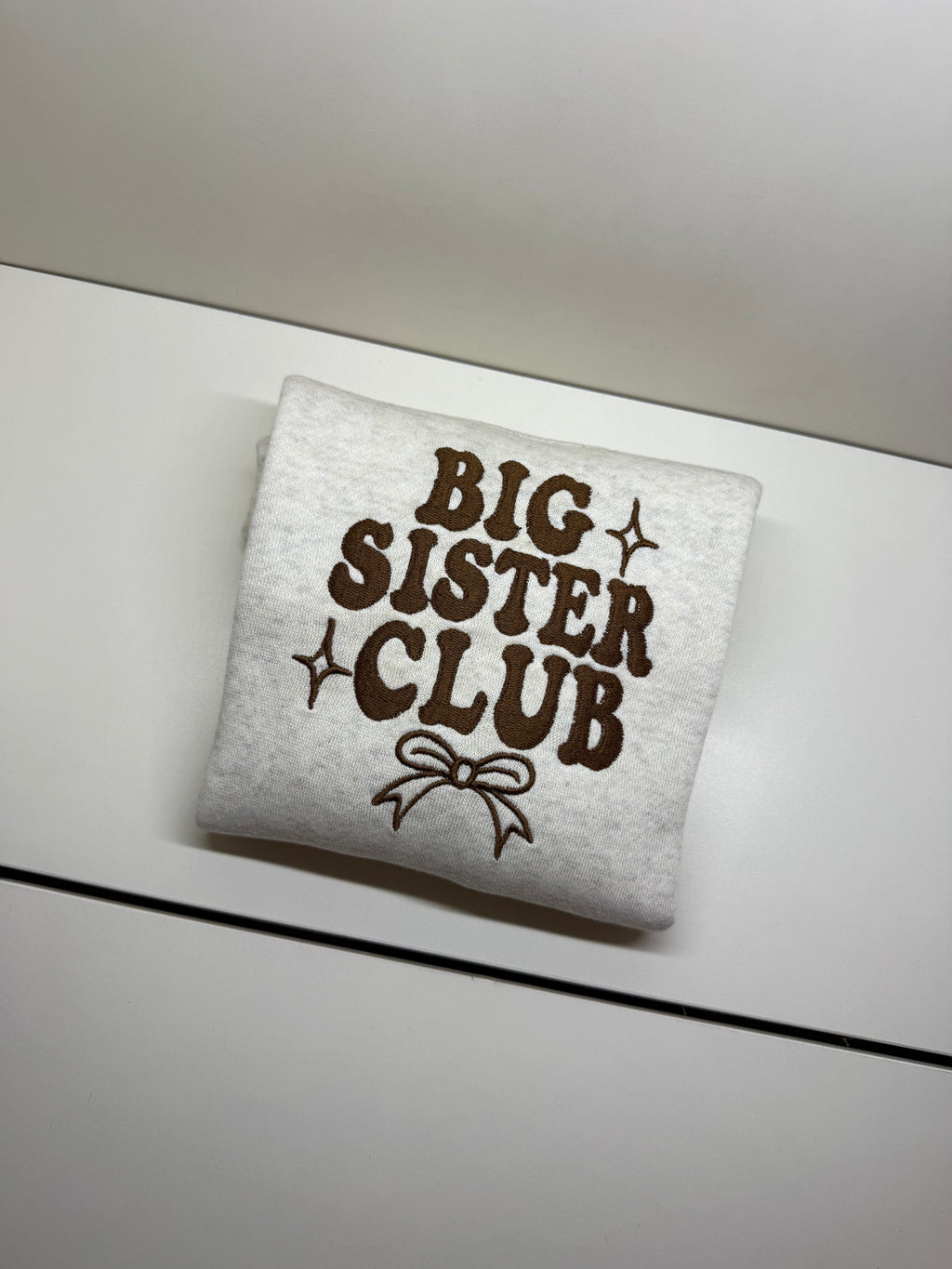 Kids Big Sister Club Crewneck Sweater